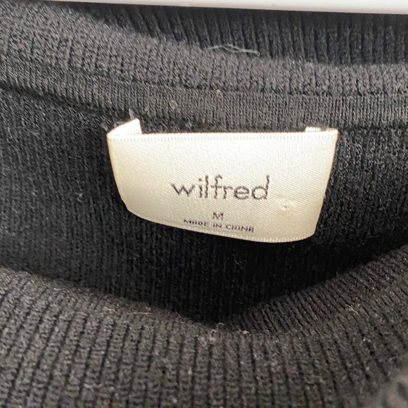 Aritzia Elegant Black Cowl Neck Sweater - Picture 2 of 5